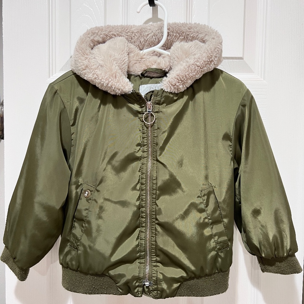 [All for$6-20 ]COPY - 2-3Y ZARA soft lined plush jacket